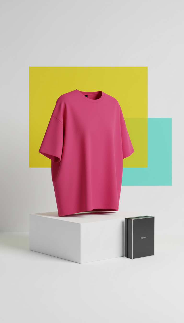 Oversized Electric Magenta T-Shirt