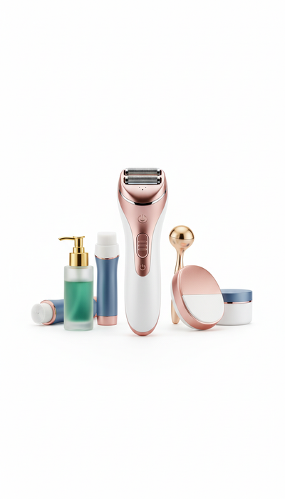 Sleek Grooming Tool with Metallic Accents