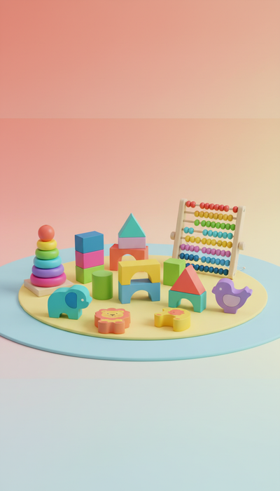 Colorful Educational Toy Set for Early Learning